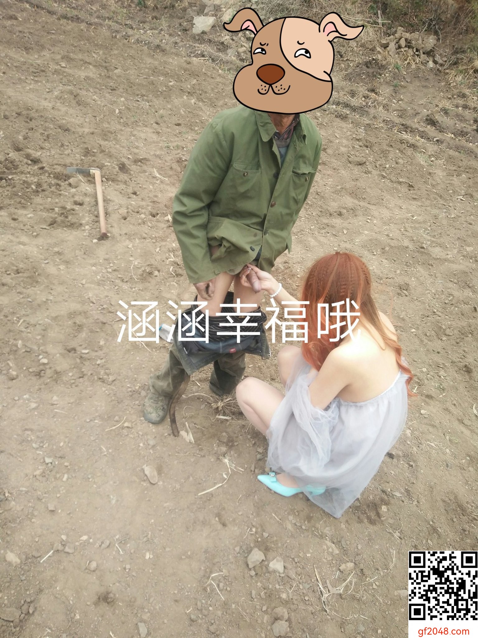 极品反差骚母狗（涵涵幸福哦）露出淫乱狂魔户外勾引老农狂吃鸡巴内射无水印完整原版(133V)